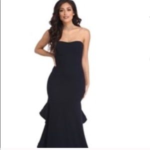 Navy blue Windsor gown worn once!